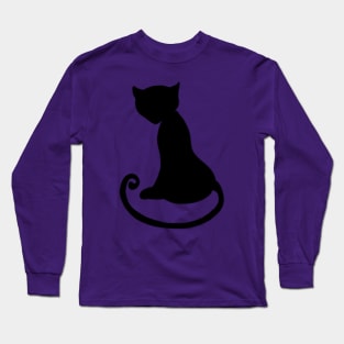 Cat black Long Sleeve T-Shirt